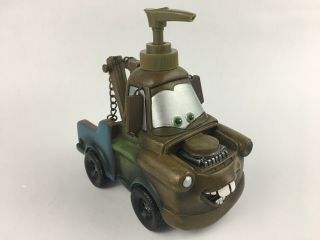 Disney Pixar Cars Tow Truck Mater Lotion - Liquid Soap Dispenser By Jay Franco