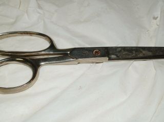Vintage Italian Made Chrome Sewing Scissors 8  Length 1121 - 8 2