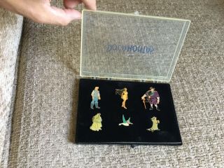 Rare (cool Gift Idea) Disney Pocahontas Figurine Pins Vintage Set Of 6 Toy Pin