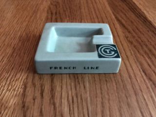 Ss Normandie Ashtray By Jean Luce / French Line Cgt