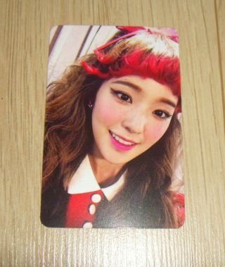 Red Velvet 1st Album The Red Irene Photo Card Dumb Dumb Official K Pop