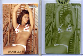 Daniella Sarahyba 2005 Sports Illustrated Si Swimsuit Double Printing Plate 1/1
