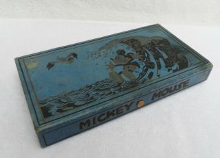 1930s Mickey Mouse Blue Dixon Pencil Box