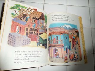 Houses,  A Little Golden Book,  1950 ' s (A ED;VINTAGE TIBOR GERGELY) 5