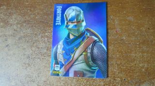 2019 Panini Fortnite Series 1 Trading Cards Foil Rare Outfit Blue Squire 156