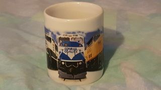 Electro Motive General Motors Train Coffee Cup Mug Conrail Quality Locomotive
