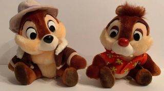 Vintage Disneyland Walt Disney World Chip And Dale Rescue Rangers Plush Animals