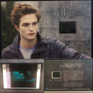 Twilight Robert Pattinson Kristen Stewart Limited Edition 18 Film Cell Numbered