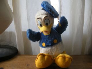 Vintage Walt Disney Fl Donald Duck By California Stuffed Toys