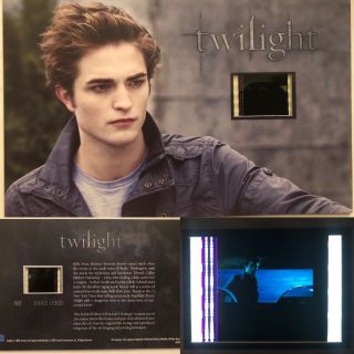 Twilight Robert Pattinson Limited Edition 21 Film Cell Individual Numbered