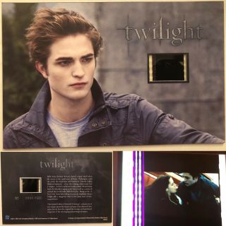 Twilight Robert Pattinson Limited Edition 9 Film Cell Individual Numbered
