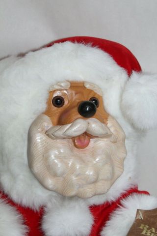 Boxed & Tagged Raikes Originals Stuffed Bear Santa Claus Bear