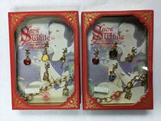 Disney Couture Snow White Charm Bracelet - Limited Edition Book Volumes I & 2