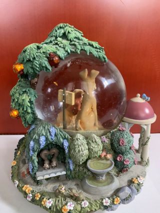 Disney Lady And The Tramp Light Up Musical Snowglobe 4