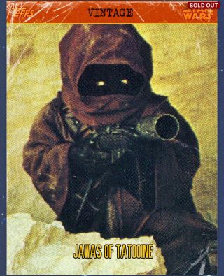 Topps Star Wars Card Trader Vintage Series 1 Jawas Of Tatooine (digital Card)