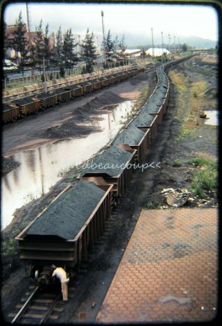 Osld Railroad Slide Brazil Cvrd 80 Cars Of Ore Tubarao 4/7/81