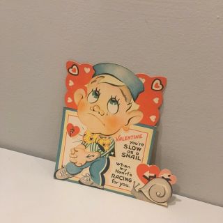Vintage Valentine Card Sailor You 
