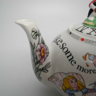 2010 Disney Alice In Wonderland Cafe Paul Cardew Mad Hatter Tea Party Teapot Pot 4