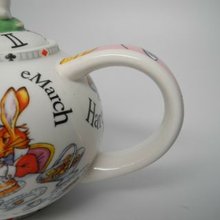 2010 Disney Alice In Wonderland Cafe Paul Cardew Mad Hatter Tea Party Teapot Pot 5
