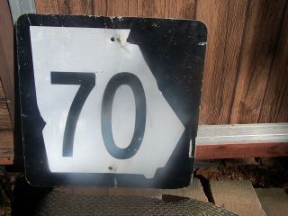 Georgia Ga State Route 70 Highway Sign Fulton County Real Retired Sign