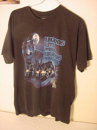 Vtg 1991 Harley Tshirt Shirt - Mens Size Large