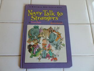 Never Talk To Strangers,  A Whitman Big Tell - A - Tale Book,  1967 (vintage Children 