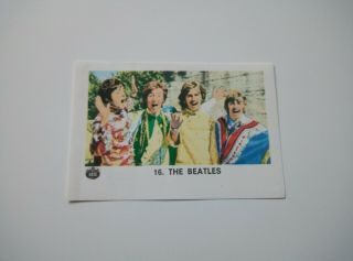 The Beatles - Music Stars (zvijezde Mikrofona) Kras 1968 Bubblegum Card 16