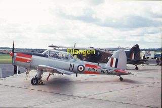 Aircraft Colour Slide British Army De Havilland Canada Chipmunk Wd325
