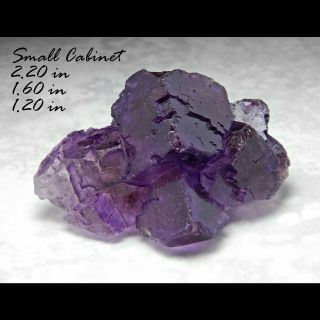 Purple Fluorite Coahula Mexico Minerals Crystal Gem - Thn
