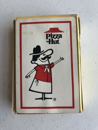 Vintage Pizza Hut Playing Cards Made By Brown & Bigelow