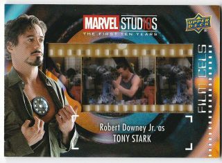 2019 Upper Deck Marvel Studios First Ten Years Tony Stark Film Cels Fc - 1 Card