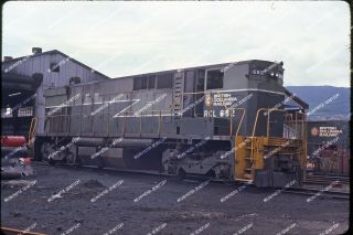 Orig Slide British Columbia Railway M420b 682 One Of Only Eight Built Origin
