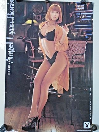 Orig.  Vintage Playboy Poster " 1996 " / 3124 - Cigar / Exc.  Cond.  - 23 X 35 "
