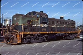 Orig Slide British Columbia Railway Rs - 3 566 Kodachrome Slide Proce