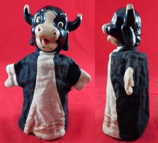 Vintage Crown Toy Co.  W.  D.  Ent 1938 Walt Disney Ferdinand The Bull Hand Puppet