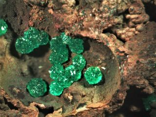 Cuproadamite Rare Mineral Micromount From Greece