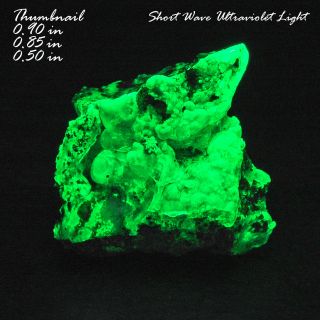 Fluorescent Hyalite Opal Mexico Minerals Crystals Gems - Min