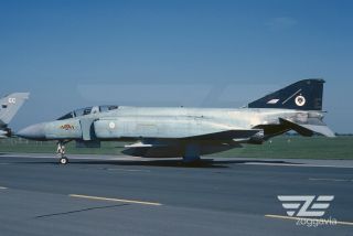 Slide Ze353 F - 4 Phantom Royal Air Force,  Raf,  1990