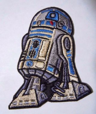 R2 - D2 Star Wars Embroidered Iron - On Patch - 3 " -