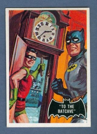 1966 Topps Batman (black) 39 To The Batcave Nearmint