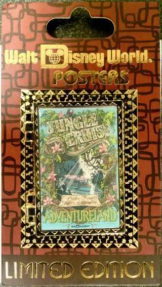 Disney Pin - Wdw Attraction Poster - Jungle Cruise - Pin 90790