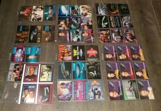 Assorted Star Trek The Next Generation 1995 Cards,  Promo Sheets & Binder