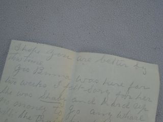 1900s Handwritten Letter From Mother And Grandmother Vineland Nj