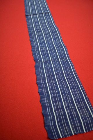 XR98/50 Vintage Japanese Fabric Cotton Antique Boro Patch Indigo Blue SHIMA 65 