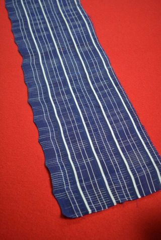 XR98/50 Vintage Japanese Fabric Cotton Antique Boro Patch Indigo Blue SHIMA 65 