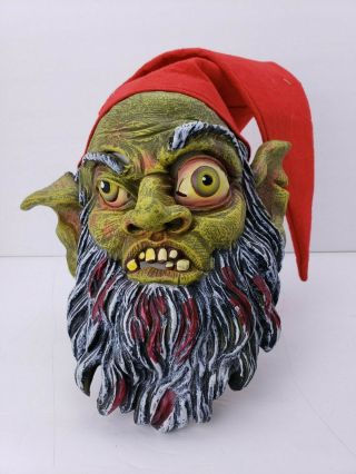 Evil Zombie Lawn Gnome Mask | Halloween Costume 2013 Throwback Funny Oversized