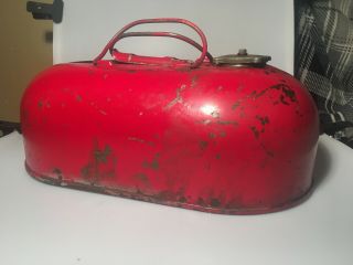 Phil Rite Vintage Boat Gas Can Fuel Tank 2.  5 Gallon 1954 Johnson Outboard Motor
