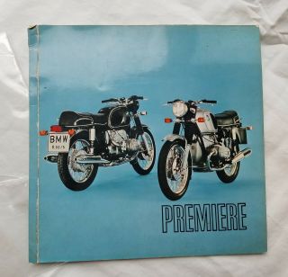 1969 Bmw Motorcycle Sales Brochure - 1970 R50/5,  R60/5,  R75/5