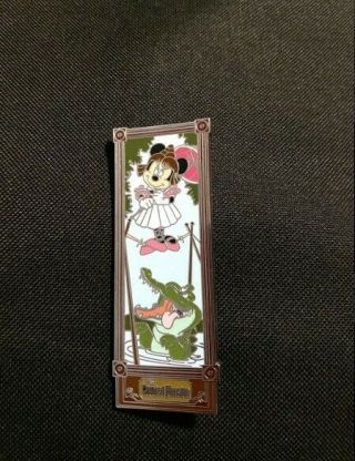 Disney Haunted Mansion Characters In Stretch Room Minnie Mouse On Tightrope Pin