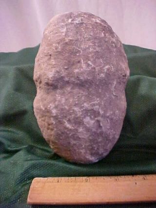 EARLY NATIVE AMERICAN INDIAN STONE AXE HEAD FULL GROOVE FREMONT WYOMING SHOSHONE 2